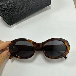 Celine Triomphe Oval Sunglasses